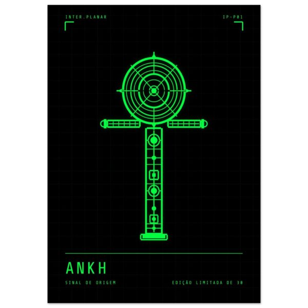ANKH | Pôster INTER.PLANAR | Edição limitada de 30